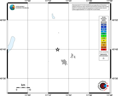 Mappa EMS - territori località