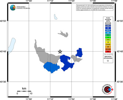 Mappa EMS - territori comuni