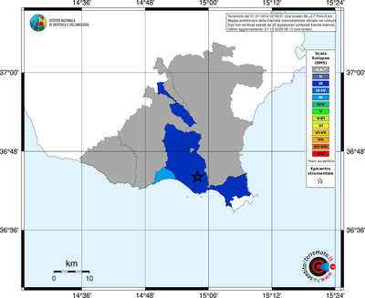 Mappa EMS - territori comuni