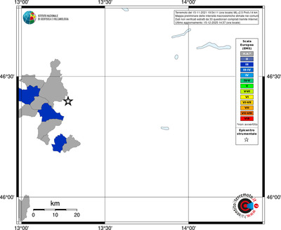 Mappa EMS - territori comuni
