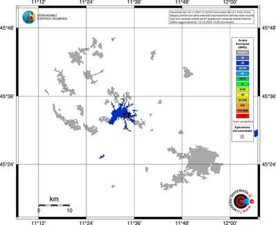 Mappa EMS - territori località