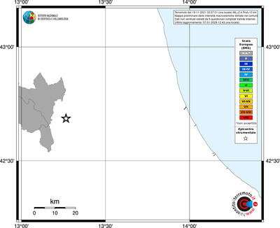Mappa EMS - territori comuni