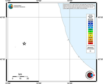 Mappa MCS - territori località