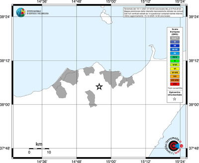 Mappa EMS - territori comuni
