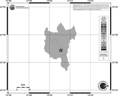 Mappa EMS - territori comuni