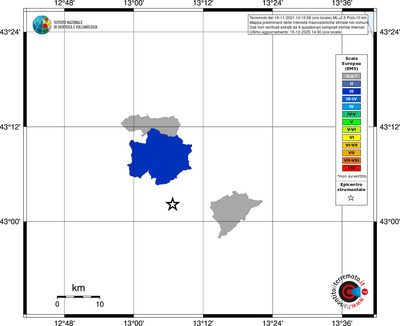 Mappa EMS - territori comuni