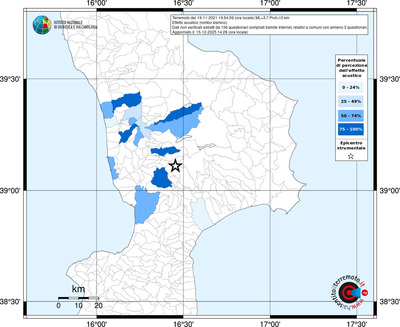 Mappa territorio comunale con almeno 3 questionari