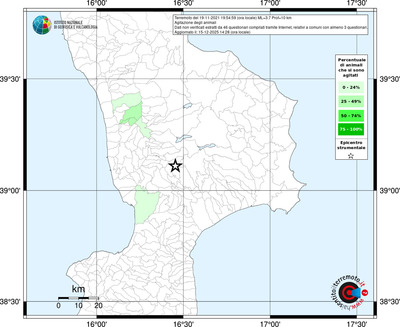 Mappa territorio comunale con almeno 3 questionari