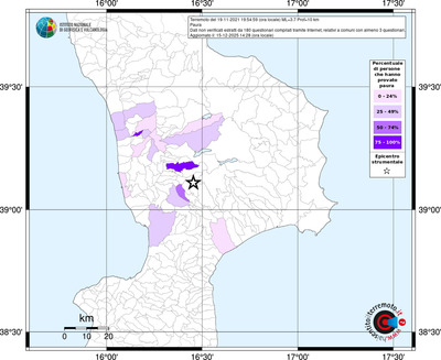Mappa territorio comunale con almeno 3 questionari