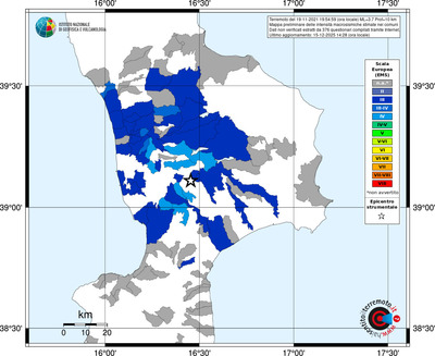 Mappa EMS - territori comuni