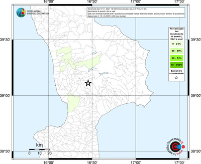Mappa territorio comunale con almeno 3 questionari