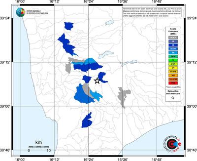 Mappa EMS - territori comunali
