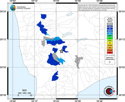 Mappa MCS - territori comunali