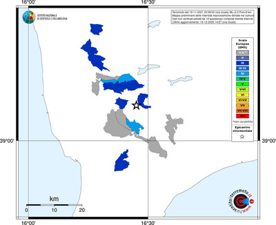 Mappa EMS - territori comuni