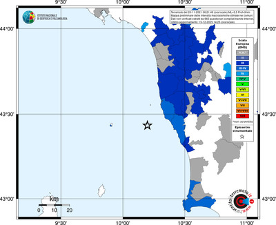 Mappa EMS - territori comuni
