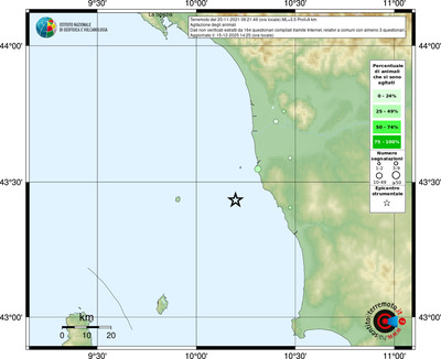 Mappa comuni con almeno 3 questionari