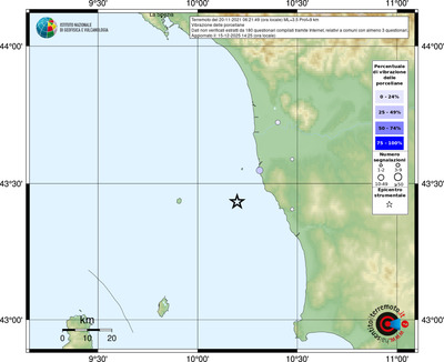 Mappa comuni con almeno 3 questionari