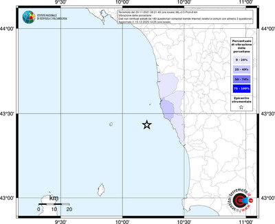 Mappa territorio comunale con almeno 3 questionari