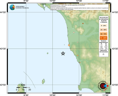 Mappa comuni con almeno 3 questionari