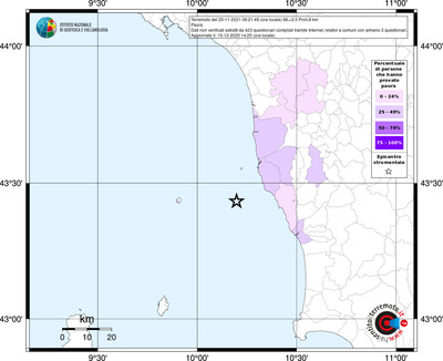 Mappa territorio comunale con almeno 3 questionari