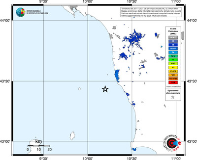 Mappa EMS - territori località