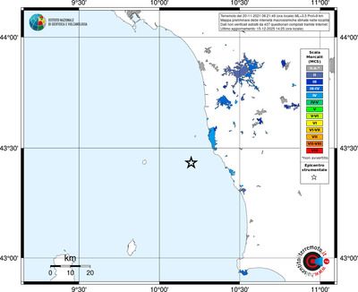 Mappa MCS - territori località