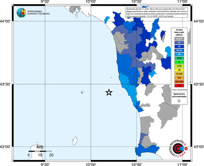Mappa MCS - territori comuni