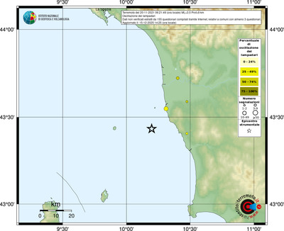 Mappa comuni con almeno 3 questionari