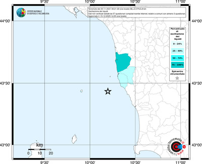 Mappa territorio comunale con almeno 3 questionari