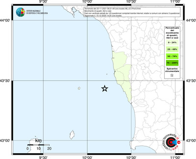 Mappa territorio comunale con almeno 3 questionari