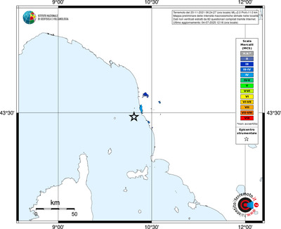 Mappa MCS - territori delle località