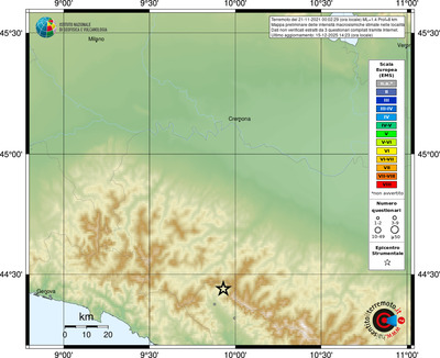 Mappa EMS - località