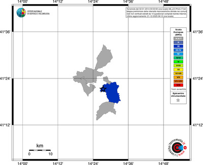 Mappa EMS - territori comuni