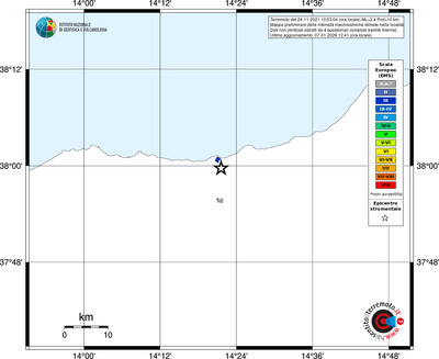 Mappa EMS - territori località