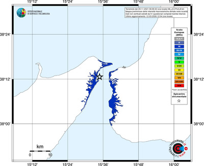 Mappa EMS - territori località