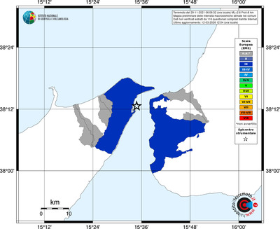 Mappa EMS - territori comuni