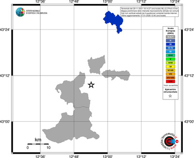 Mappa EMS - territori comuni
