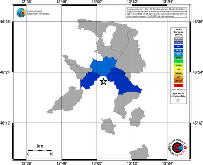 Mappa EMS - territori comuni