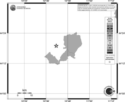 Mappa MCS - territori comuni