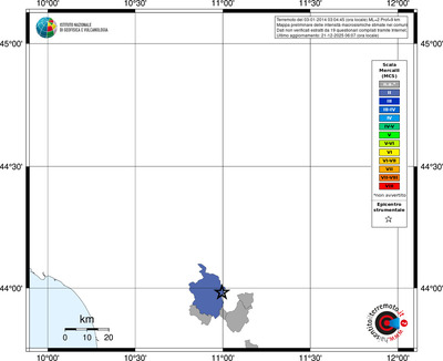 Mappa MCS - territori comuni