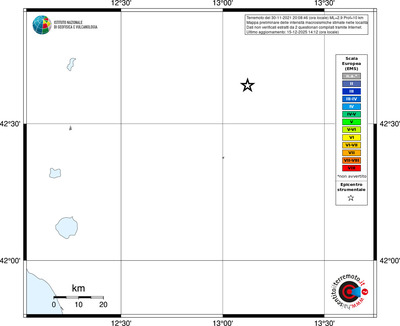 Mappa EMS - territori località
