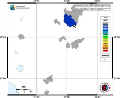 Mappa EMS - territori comuni