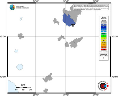 Mappa MCS - territori comuni