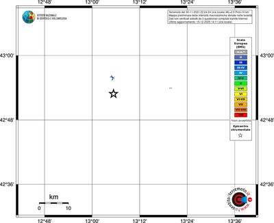 Mappa EMS - territori località