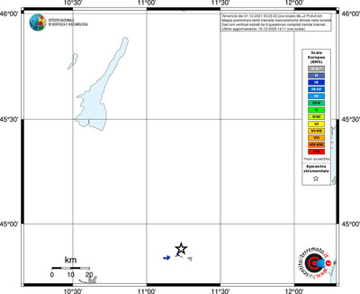 Mappa EMS - territori località