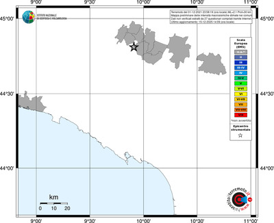 Mappa EMS - territori comuni