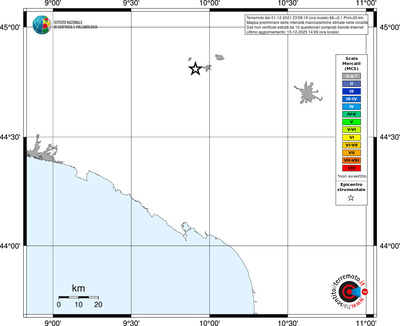 Mappa MCS - territori località