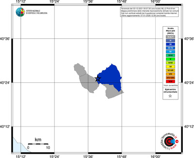 Mappa MCS - territori comuni