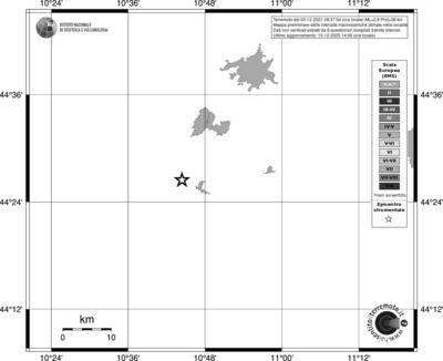 Mappa EMS - territori località