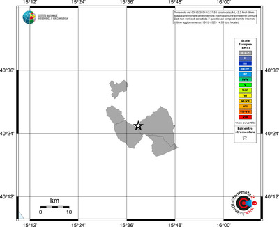 Mappa EMS - territori comuni